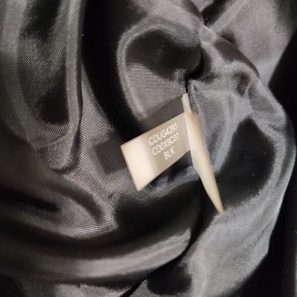 Calvin Kline Black Twirl Dress Size 8 Lined Sleeveless Full Skirt New Tags Midi - Picture 7 of 7